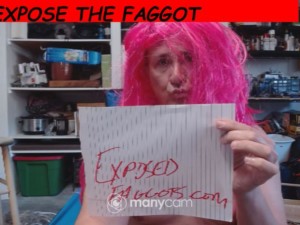 exposed faggot on exposedfaggots.com