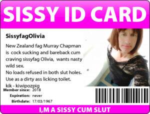 Sissyfag olivia ID Card