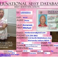 Michael Karacson Sissy Faggot ID Card To Expose