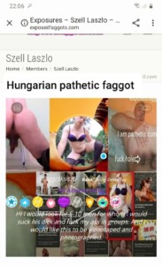 Hungarian pathetic faggot Szell Laszlo