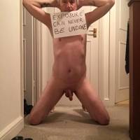 A UK exposed sissy