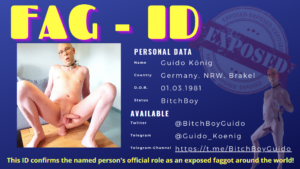 Faggot ID Guido König