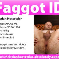 Christian Hostettler Faggot ID Card