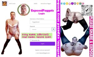 Hungarian faggot Széll László on exposedfaggots.com