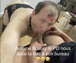 Antoine the fag sucks dick at work 🤣🤣🤣