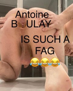 Hahaha Antoine and his full name using his hole to write an o 😈😈😈