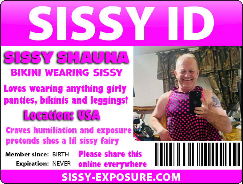 Sissy Shauna | Bikini wearing sissy