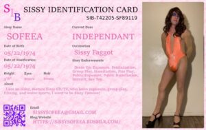 SissySofeea Sissy ID