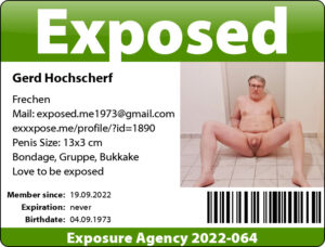 Faggot Gerd Hochscherf