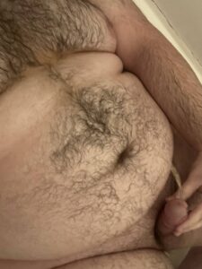 Fat Hairy Sissy Faggot Pisses All Over Herself