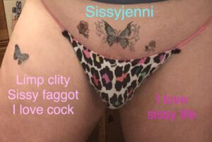 Sissyjenni wearing pretty panties