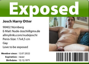 Fag Josch-Harry Otter to expose