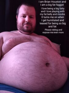 Brian Houston is a big fat faggot he loves his big fat belly and moobs expose this fatty