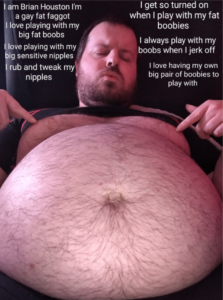 Brian Houston is a big fat faggot and he loves his big fat boobs