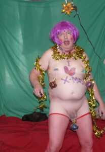 sissy fag Christmas tree, Merry Christmas