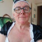 More sissy fag getting her tan lines