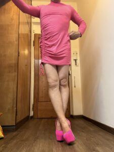 pink dress