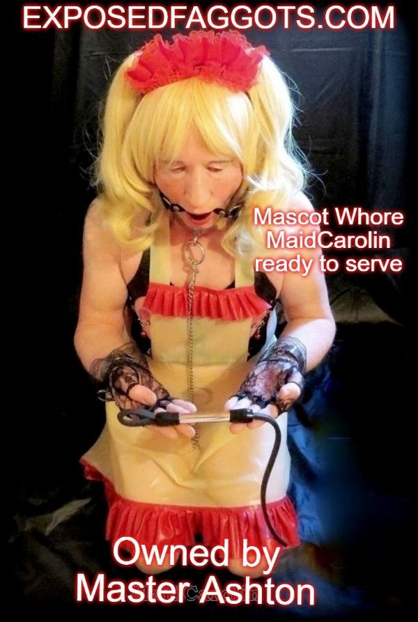 Mascot Whore MaidCarolin ready to serve Master Ashton