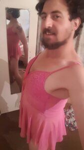 Dressing up for daddy