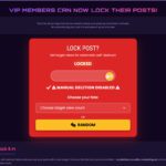 VIP members can now lock their exposures!