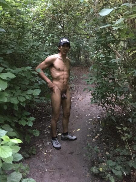 Me naked outside as a Dare