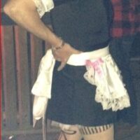 Chrisissy Sissy French Maid out and about and available to serve! 