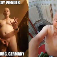 Exposed Gay Naked Public Faggot Hardy Wender from Duisburg, Germany