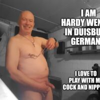 Exposed Gay Naked Faggot Hardy Wender in Duisburg, Germany