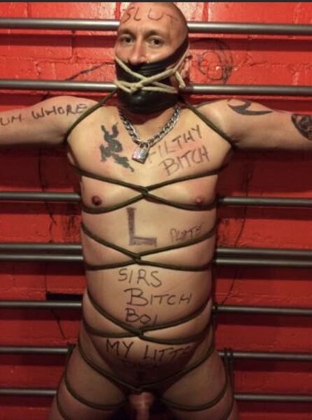 Straight Acting Douglas Haig from Newcastle upon Tyne Exposed as a Dirty Gay Sex Slave Faggot in World of BDSM (188)