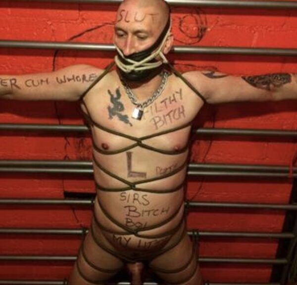 Straight Acting Douglas Haig from Newcastle upon Tyne Exposed as a Dirty Gay Sex Slave Faggot in World of BDSM (22)