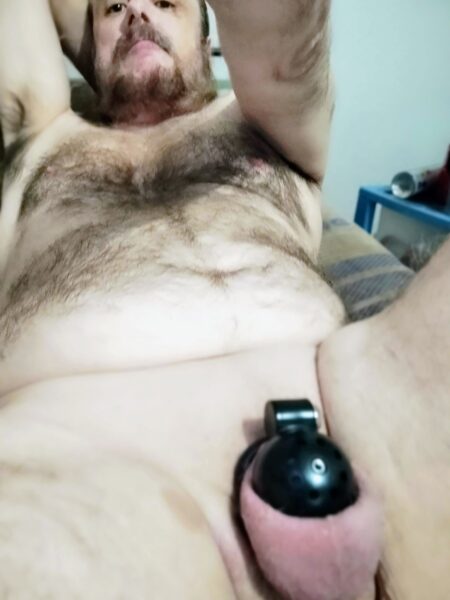 My tiny penis locked up