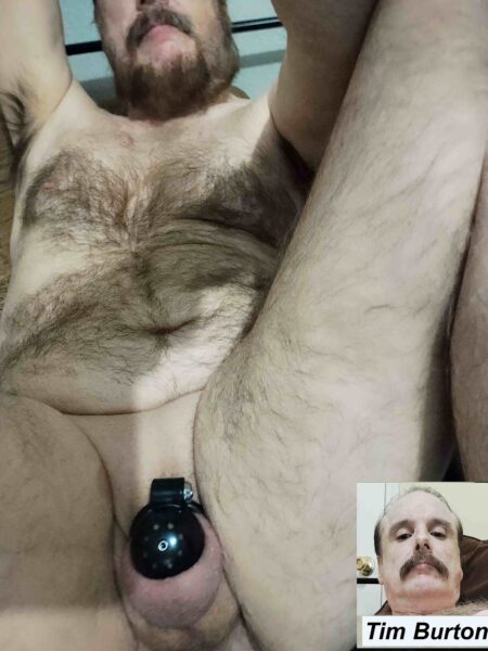 My tiny penis locked up