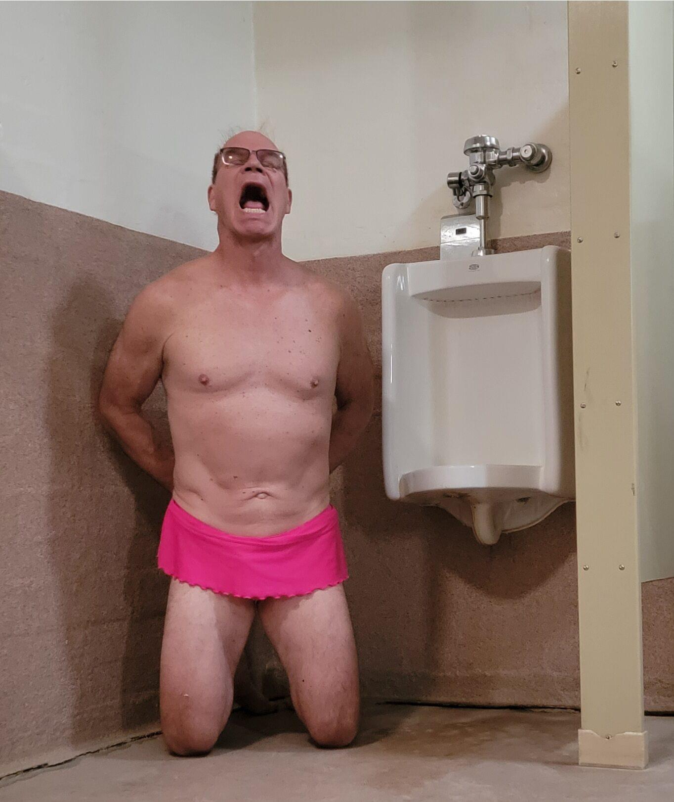 Sissy Faggot Urinal