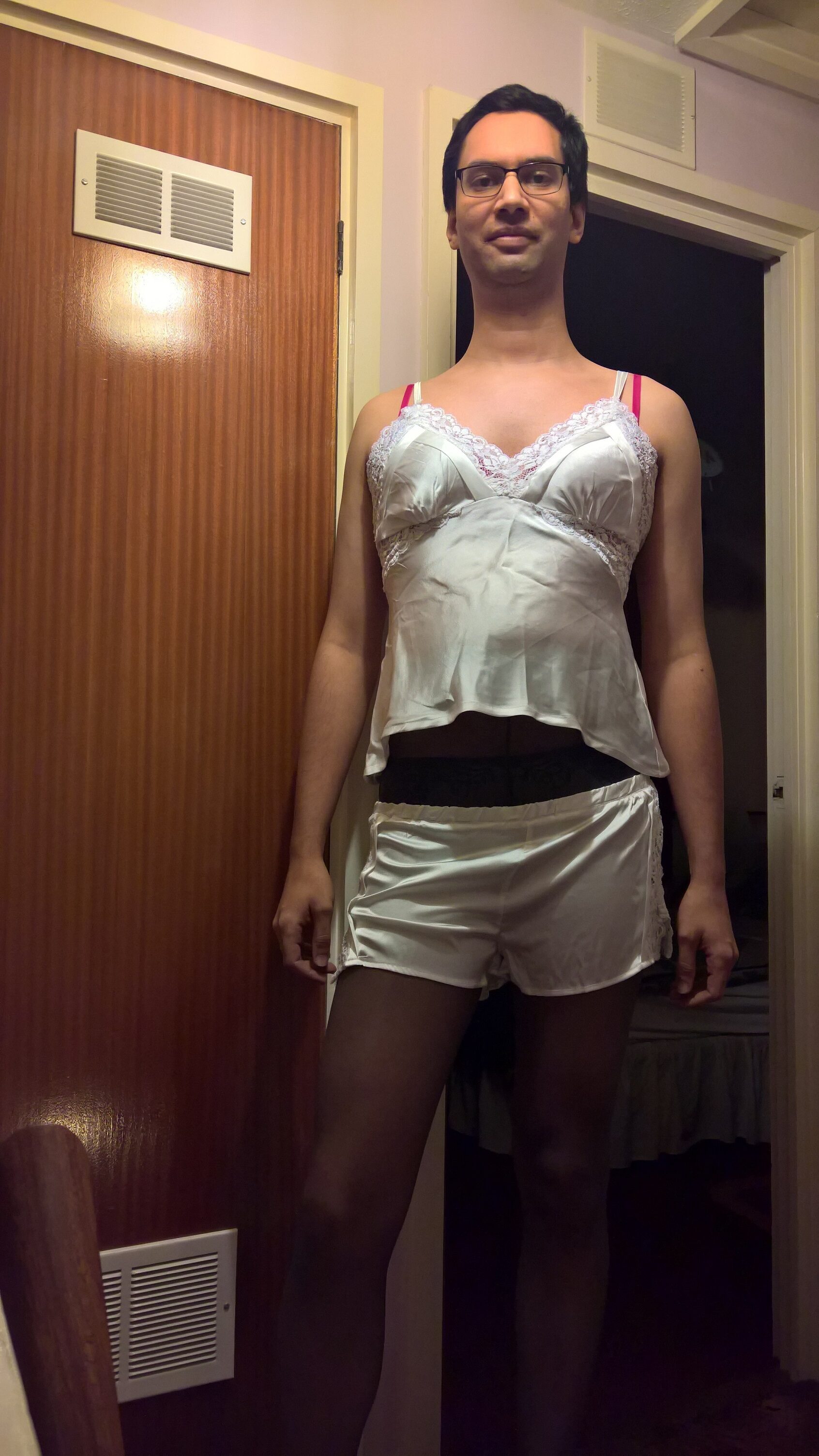Katie Savira - a boy in women's underwear