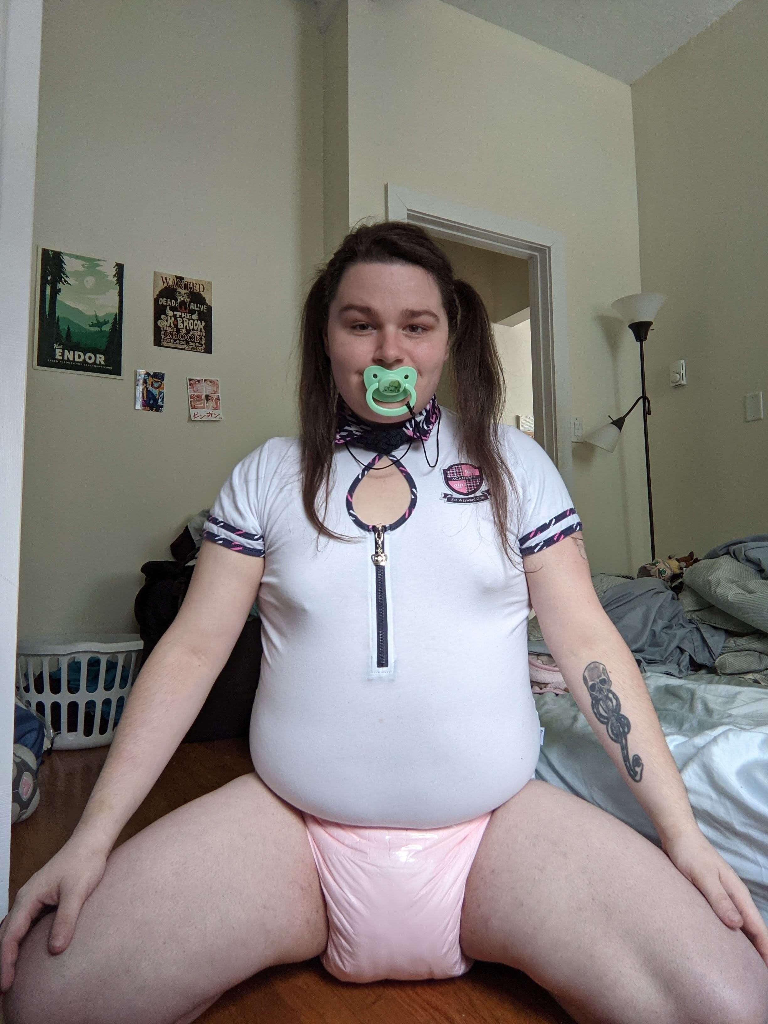 Erika McNutt the Diaper Sissy Loves Her Big Cozy Pampers
