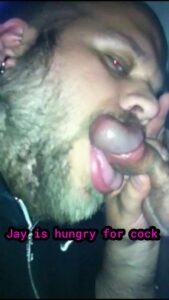 Fag jay likes cock